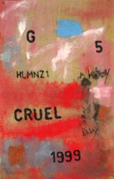 Pittura intitolato "In memory  of Rudy…" da Irvin Grassi, Opera d'arte originale, Olio