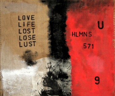 Malerei mit dem Titel "U9 ( Homeless serie…" von Irvin Grassi, Original-Kunstwerk, Öl