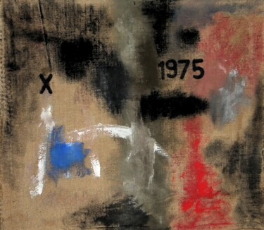 Painting titled "Homeless 1975" by Irvin Grassi, Original Artwork, Oil