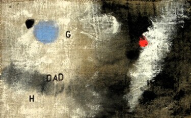 Painting titled "Dad ( Homeless seri…" by Irvin Grassi, Original Artwork, Oil