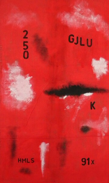 Pittura intitolato "Homeless K-250" da Irvin Grassi, Opera d'arte originale, Olio
