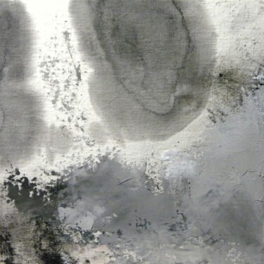 Коллажи под названием "Grau ( Gray series )" - Irvin Grassi, Подлинное произведение искусства, Масло Установлен на Деревянна…