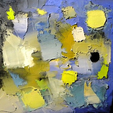 Painting titled "Untitled 33" by Irvin Grassi, Original Artwork, Oil Mounted on Wood Stretcher frame