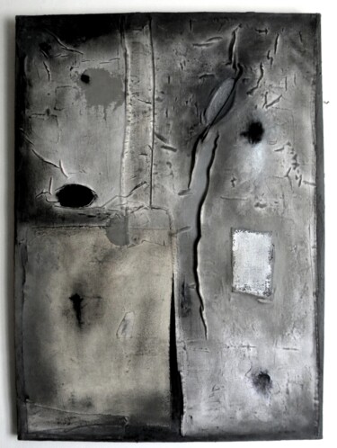 Ζωγραφική με τίτλο "V 2020" από Irvin Grassi, Αυθεντικά έργα τέχνης, Λάδι Τοποθετήθηκε στο Ξύλινο φορείο σκελετό