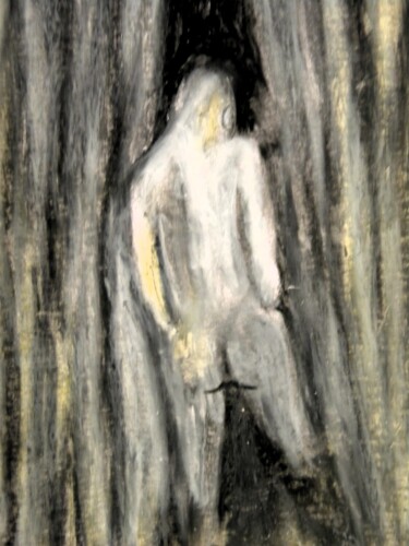 图画 标题为“Francis Bacon ( ded…” 由Irvin Grassi, 原创艺术品, 粉彩