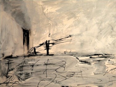 Drawing titled "Dogma" by Irvin Grassi, Original Artwork, Oil