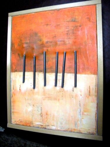 Painting titled "First swamp ( Swamp…" by Irvin Grassi, Original Artwork, Oil Mounted on Wood Stretcher frame