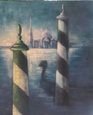 Peinture intitulée "Venise toujours" par Irwine B., Œuvre d'art originale, Acrylique