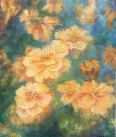 Pintura titulada "Floraison" por Irwine B., Obra de arte original, Acrílico