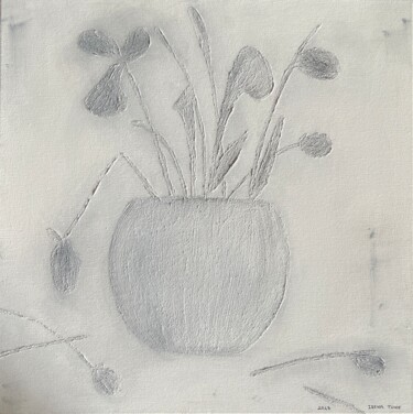 Картина под названием "Foggy Flowers Bouqu…" - Iryna Antoniuk (IRENA TONE), Подлинное произведение искусства, Акрил
