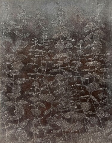 Malarstwo zatytułowany „Frozen Plants Acryl…” autorstwa Iryna Antoniuk (IRENA TONE), Oryginalna praca, Akryl