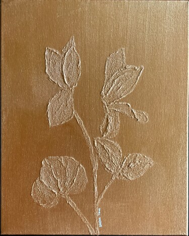 Peinture intitulée "Cyclamen flower Ori…" par Iryna Antoniuk (IRENA TONE), Œuvre d'art originale, Acrylique
