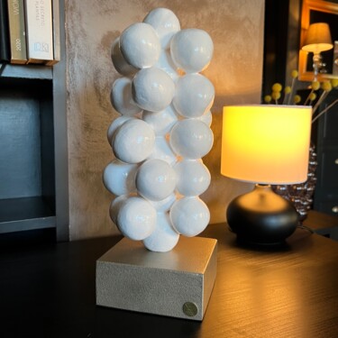 Sculpture titled "'Corn Eggshell Effe…" by Iryna Antoniuk (IRENA TONE), Original Artwork, Clay