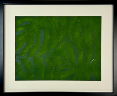 Peinture intitulée "Light green monstera" par Iryna Antoniuk (IRENA TONE), Œuvre d'art originale, Acrylique