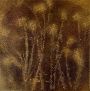 Painting titled "Dried Thorns" by Iryna Antoniuk (IRENA TONE), Original Artwork, Acrylic