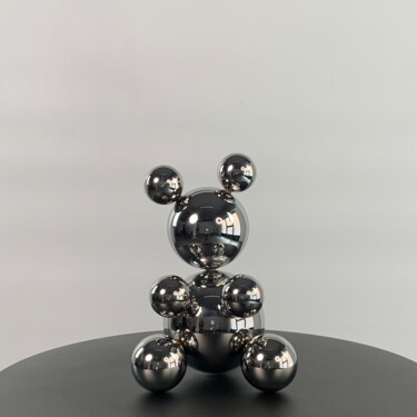 Painting titled "Small Stainless Ste…" by Iryna Antoniuk (IRENA TONE), Original Artwork, Stainless Steel