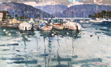 Reflection Peinture intitulée "Reflection" par Iryna Kalyuzhna, Œuvre d'art originale, Huile Monté sur Châssis