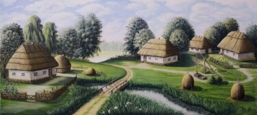 Pintura intitulada "Картина маслом" por Iryna Miloradova-Marchenko, Obras de arte originais, Óleo