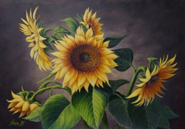 Картина под названием ""Соняшники "" - Iryna Miloradova-Marchenko, Подлинное произведение искусства, Масло