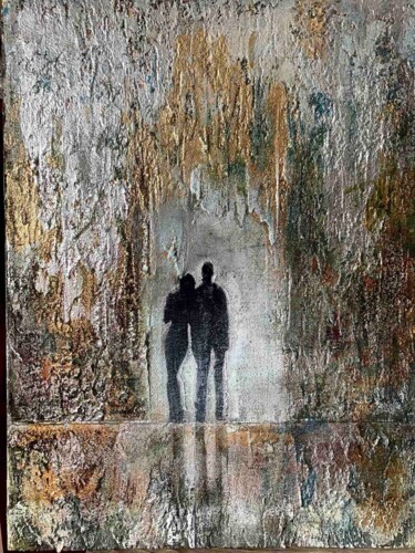 Malerei mit dem Titel "Couple" von Iryna Nikolaieva, Original-Kunstwerk, Acryl