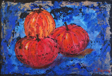 Peinture intitulée "Still life vegetabl…" par Iryna Sapsai, Œuvre d'art originale, Acrylique