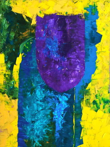 Pittura intitolato "Abstract art textur…" da Iryna Sapsai, Opera d'arte originale, Olio
