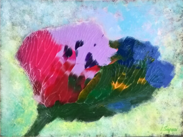 Картина под названием "Abstract painting o…" - Iryna Sapsai, Подлинное произведение искусства, Акрил