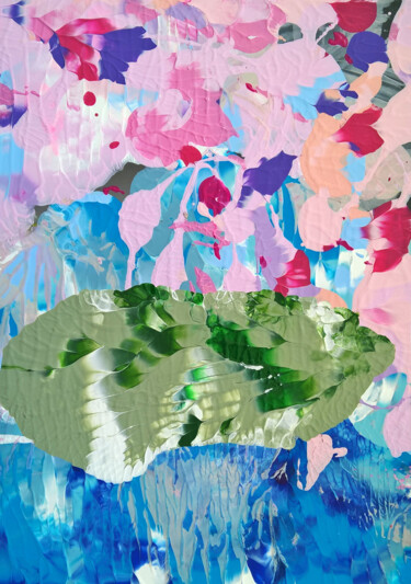 Ζωγραφική με τίτλο "Multicolor abstract…" από Iryna Sapsai, Αυθεντικά έργα τέχνης, Ακρυλικό