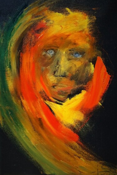 Painting titled "Live" by Iryna Stukanova, Original Artwork, Oil