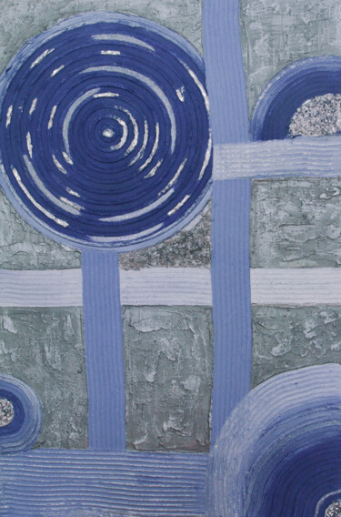 Malarstwo zatytułowany „My space” autorstwa Iryna Bila, Oryginalna praca, Akryl Zamontowany na Panel drewniany