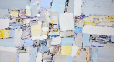 Картина под названием "Abstraction Madrid." - Iryna Kastsova, Подлинное произведение искусства, Акрил Установлен на Деревянн…