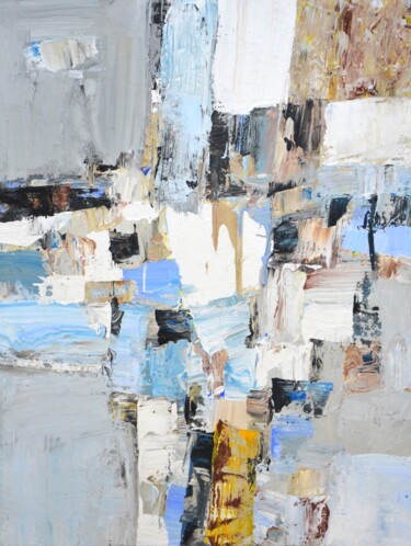 Картина под названием "Abstraction 104." - Iryna Kastsova, Подлинное произведение искусства, Акрил Установлен на Деревянная…