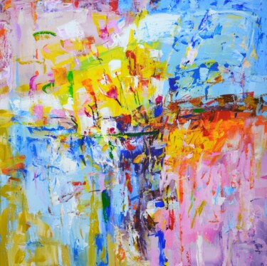 Peinture intitulée "Colors of a new day." par Iryna Kastsova, Œuvre d'art originale, Acrylique Monté sur Châssis en bois