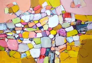 "Abstraction 106." başlıklı Tablo Iryna Kastsova tarafından, Orijinal sanat, Akrilik Ahşap Sedye çerçevesi üzerine monte edi…