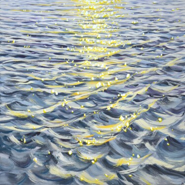 Painting titled "Light on the water…" by Iryna Kastsova, Original Artwork, Acrylic