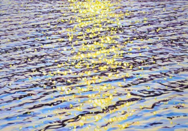 Картина под названием "The mystery of suns…" - Iryna Kastsova, Подлинное произведение искусства, Акрил Установлен на Деревян…