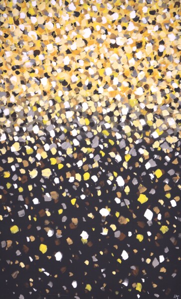 Картина под названием "Poantillism. Glare." - Iryna Kastsova, Подлинное произведение искусства, Акрил Установлен на Деревянн…
