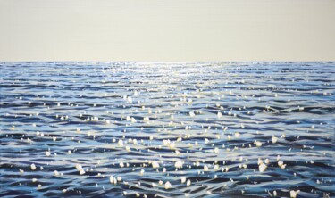 "Ocean. Light on the…" başlıklı Tablo Iryna Kastsova tarafından, Orijinal sanat, Akrilik Ahşap Sedye çerçevesi üzerine monte…
