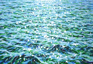 Картина под названием "Sea. Light 13." - Iryna Kastsova, Подлинное произведение искусства, Акрил
