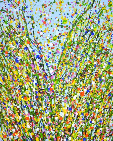 제목이 "Expression 28."인 미술작품 Iryna Kastsova로, 원작, 아크릴 나무 들것 프레임에 장착됨