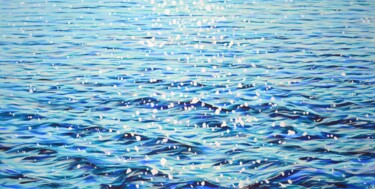 Malerei mit dem Titel "Light on the water…" von Iryna Kastsova, Original-Kunstwerk, Acryl Auf Keilrahmen aus Holz montiert