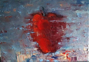 Картина под названием "apple" - Irena, Подлинное произведение искусства, Масло