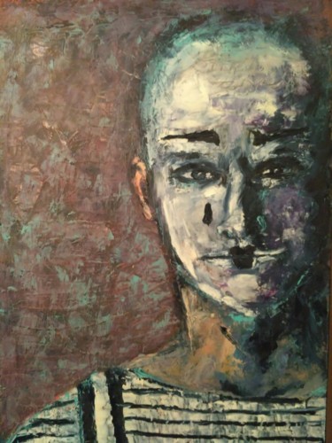Картина под названием "Mr August" - Irena, Подлинное произведение искусства, Масло