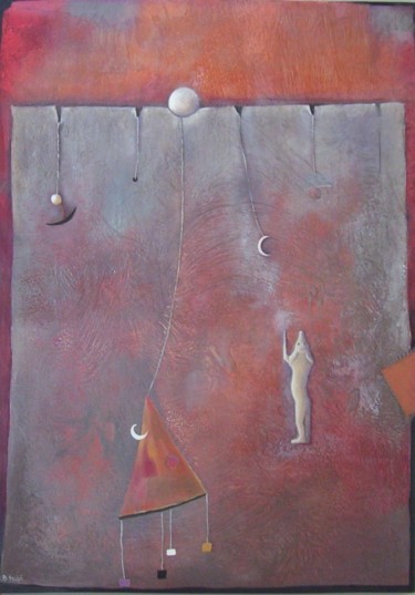 Peinture intitulée "Paloma" par Isa Feroe, Œuvre d'art originale, Huile