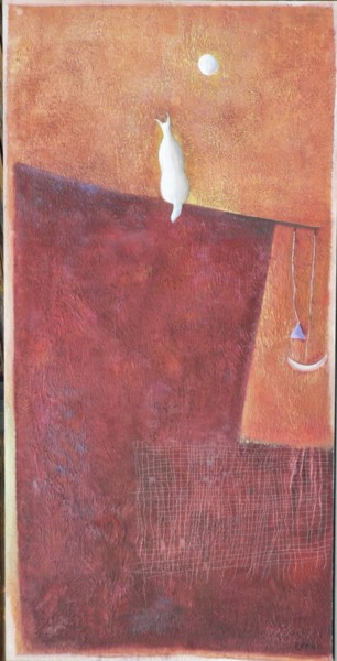 Peinture intitulée "Peer Gynt" par Isa Feroe, Œuvre d'art originale, Huile