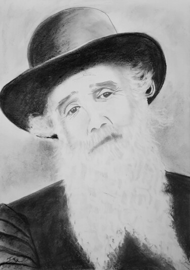 Drawing titled "Camille Pissarro" by Isa-Isarielle, Original Artwork, Pencil