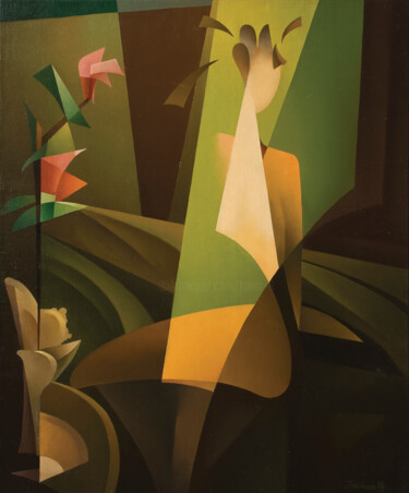 Peinture intitulée "Beloved" par Isaac Feldman, Œuvre d'art originale, Huile Monté sur Châssis en bois