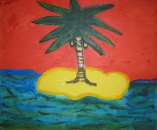 Painting titled "LA ISLA 2" by Isaac Holoschutz, Original Artwork