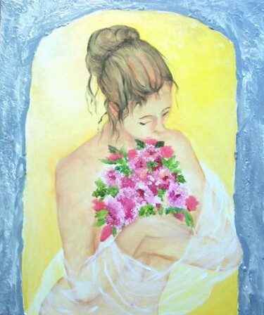 Pintura intitulada "PERFUME / THE PERFU…" por Isabel Alfarrobinha, Obras de arte originais, Óleo