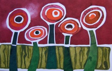 Pintura titulada "Arbórea" por Isabel Cosin, Obra de arte original, Oleo